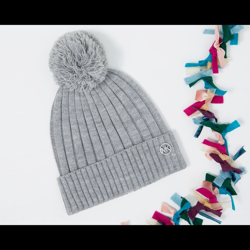 NWT Michael Kors Beanie with Pom